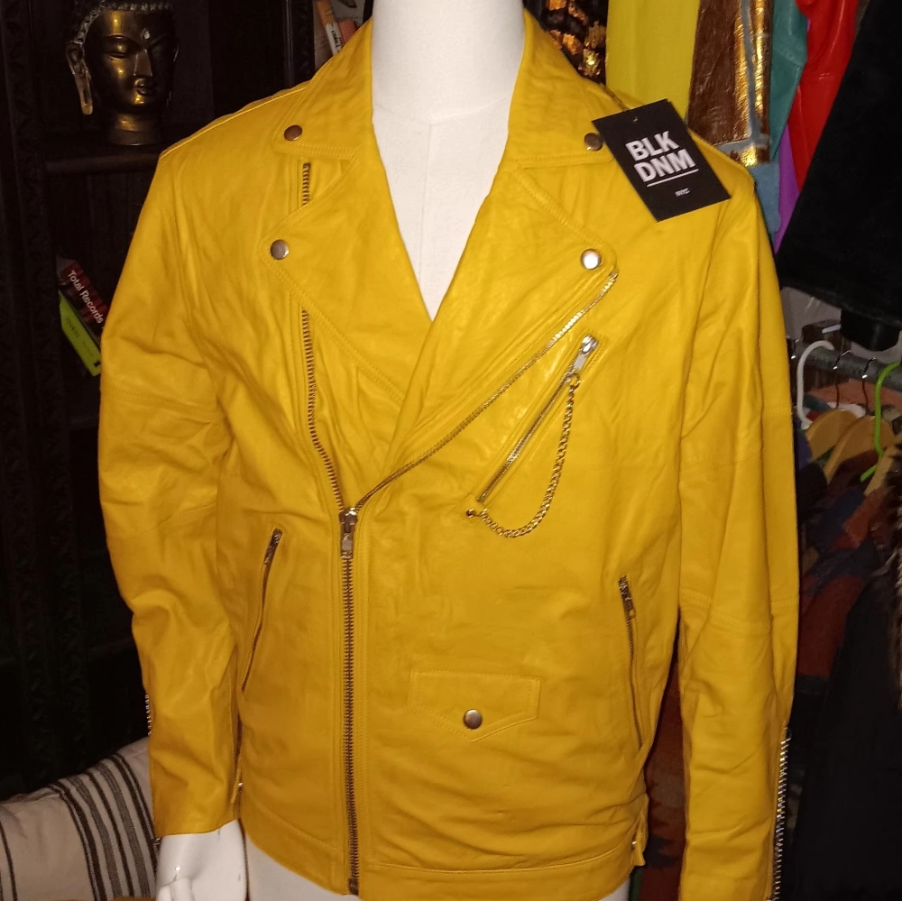 BLK DNM oversize leather jacket